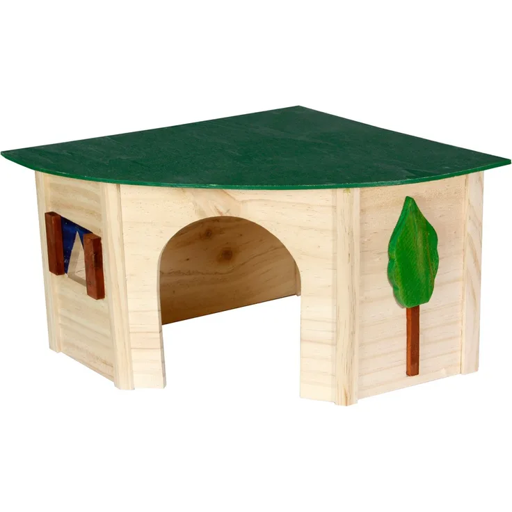 Nagerhaus gross 44 X 31 X 19 cm ,beige/grün