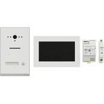 Ritto Listo TwinBus IP Video Einfamilienhaus-Set, Unterputz, Weiß (RGE2094170)
