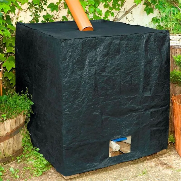 Noor IBC Container Cover Wassertank Abdeckung anthrazit UV-beständig