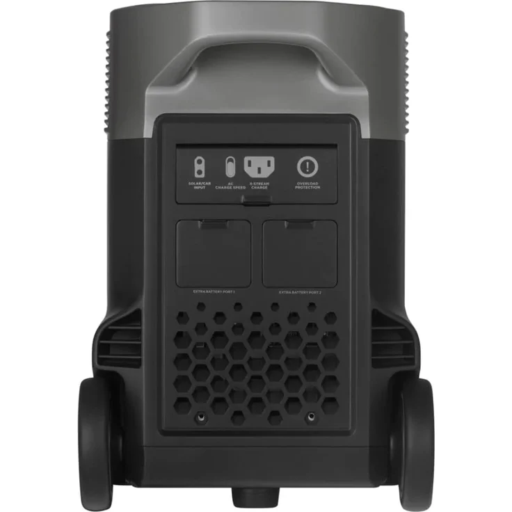 EcoFlow DELTA Pro EU Solargenerator Powerstation 230 V schwarz 45 kg, 3600 Wh Elektrostart LED-Anzeige, tragbar – Bild 4