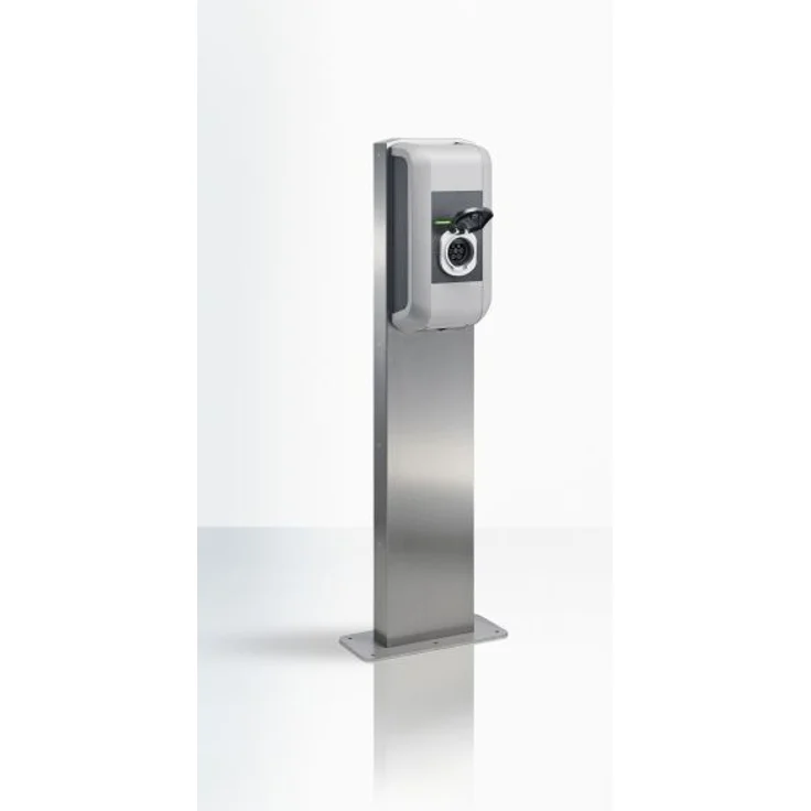 KEBA Stele Standfuß für Wallbox, silber, (HxBxT) 132,3x42,5x20 cm – Bild 2