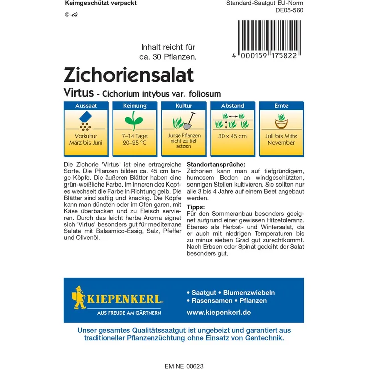 Kiepenkerl Zichoriensalat Virtus F1