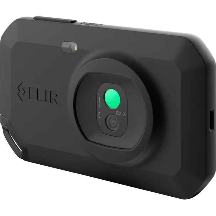 FLIR C3-X Compact Wärmebildkamera -20 bis 300°C 8.7Hz MSX , WiFi, integrierte Digitalkamera, 2m fallsicher, Integrierte LED-Lampe