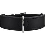 Hunter Hunde-Halsband Basic schwarz S-M