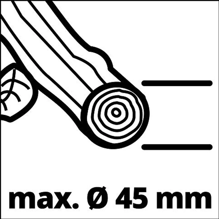 Einhell ElektroLeisehäcksler GCRS 60 CB 2800 W max 45 mm Aststärke Schneidwalze große Trichteröffnung Drehrichtungsumschalter transparente 60 L Fangbox integrierter Sicherheitsschalter – Bild 10