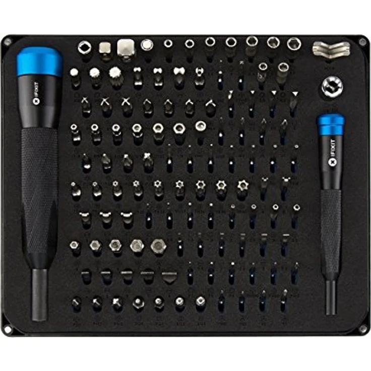 iFixit Manta Driver Kit - 112 Bit Driver Kit aluminium bithalter 4mm laptop macbook iPhone smartphon - Preisvergleich – Bild 2