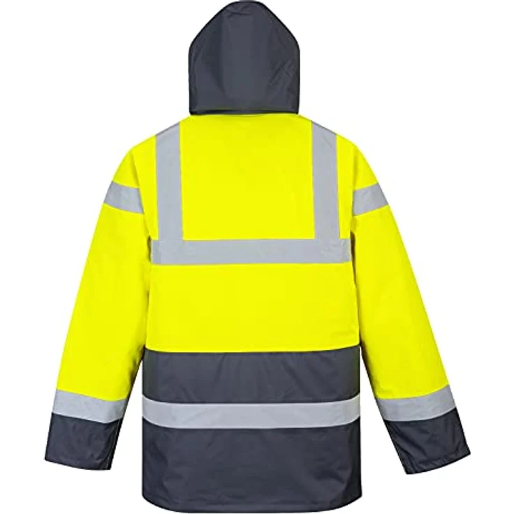 PORTWEST Arbeitsjacke Warnschutzjacke Warnjacke Winter Park gelb – Bild 2