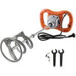 Arebos Farbrührer Mörtelrührer Handmixer Mörtelmixer Rührwerk Mischer 1600 W - orange