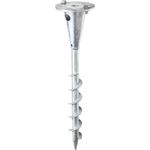 Alberts Einschraub-Bodenhülse für unterschiedliche Halterungen | feuerverzinkt | Länge 400 mm 
(657222)