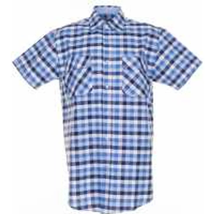 Planam Countryhemd 1-4 Arm Gr. 41-42 blau kariert