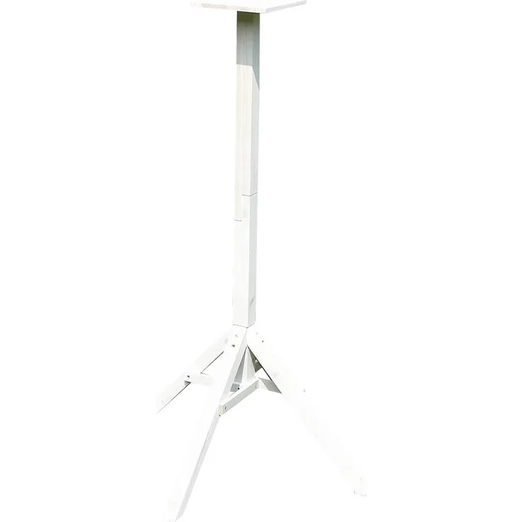 Mucola Vogelhausständer Weiß 1,05m Holz