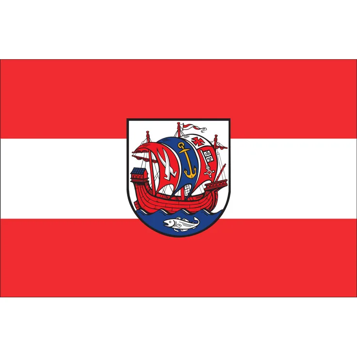 Flagge Bremerhaven 110 g/m² ca. 60 x 90 cm