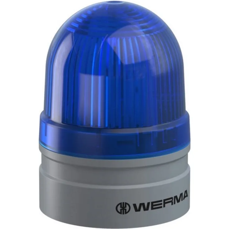 Werma Signaltechnik Signalpære Mini TwinFLASH 115-230VAC BU 260.520.60 Blå 230 V-AC