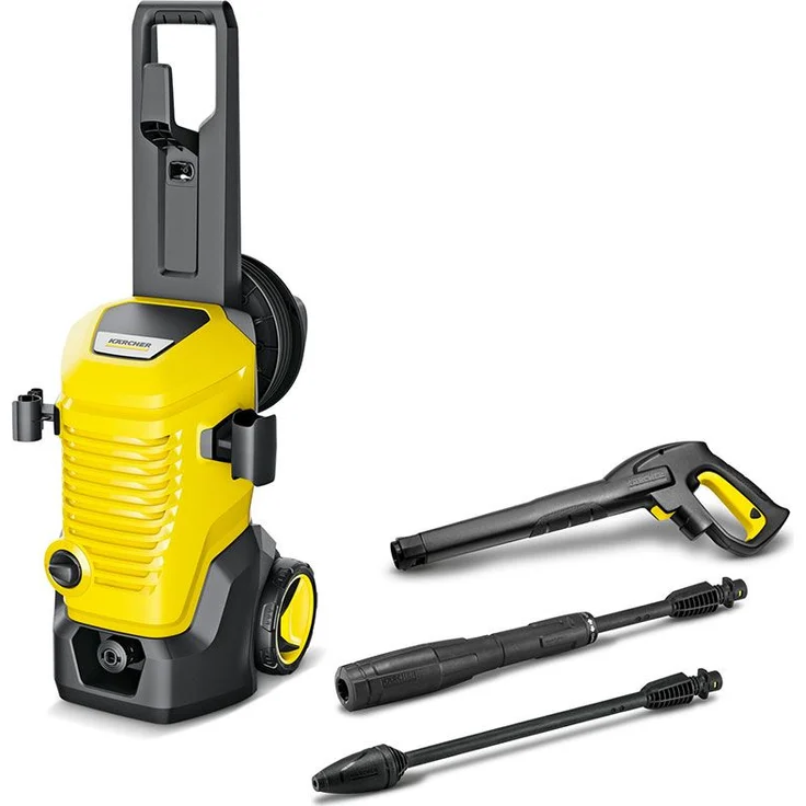Kärcher K5 WCM Premium mit Schlauchtrommel Hochdruckreiniger 500 l/h 40 m²/h 40 °C 2,1 kW HD-Schlauch: 8 m 20-145 bar mit Schlauchtrommel ohne Flächenreiniger – Bild 1