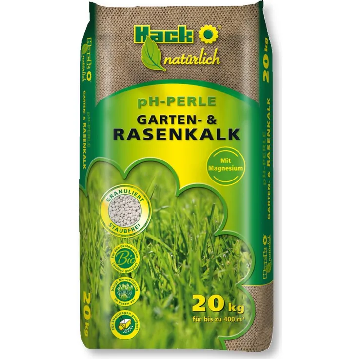 HACK pH-Perle Garten- und Rasenkalk, 20 kg