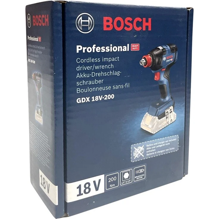 Bosch Professional Akku-Drehschlagschrauber GDX 18V-200,ohne Akku ohne Ladegerät – Bild 2