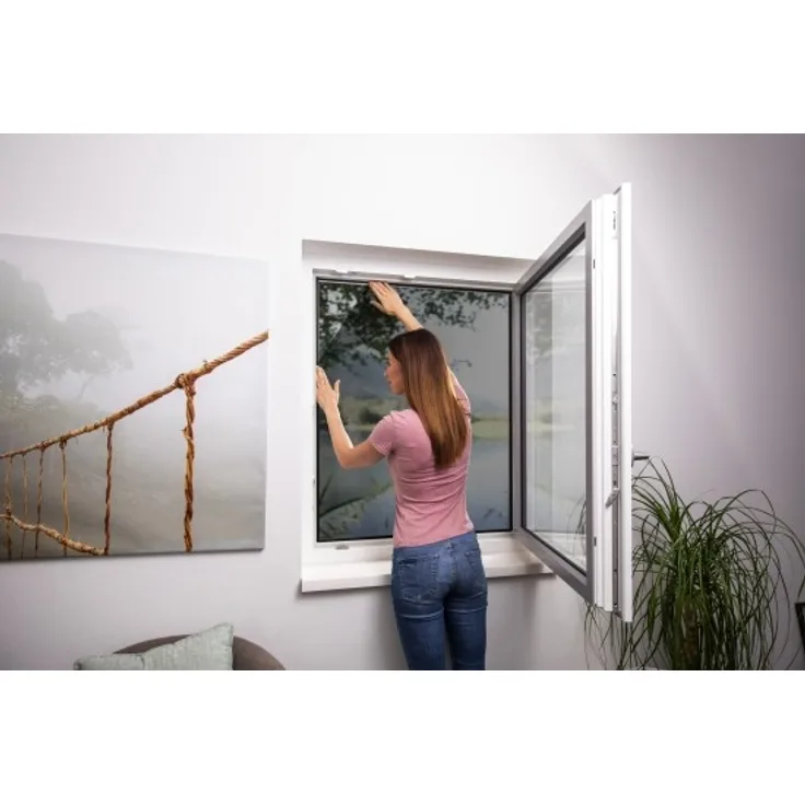 Primaster Fliegengitter 150 x 180 cm - anthrazit