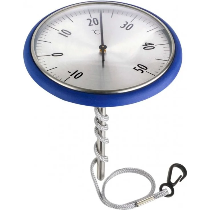 TFA - Analoges Poolthermometer 40.2005 - silber-blau