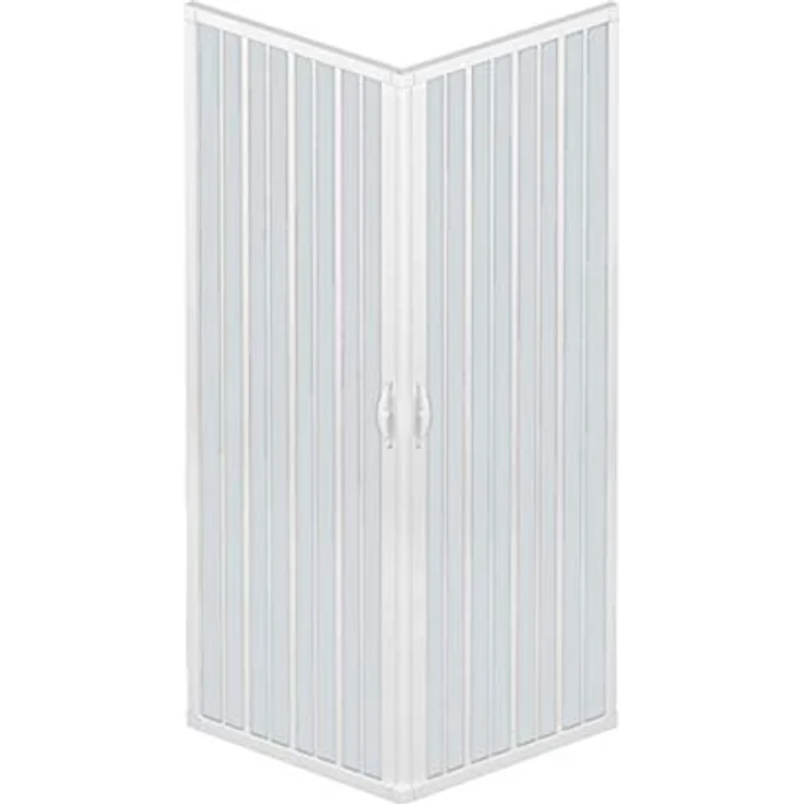 PVC Duschkabine 100x100 mit zentraler Öffnung Mod. Acquario – Bild 1