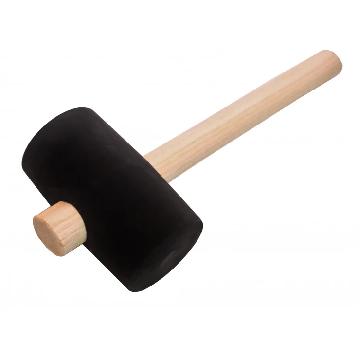 Gummihammer 75 mm Schonhammer Pflasterhammer Pflaster Stein Hammer aus Gummi zäh