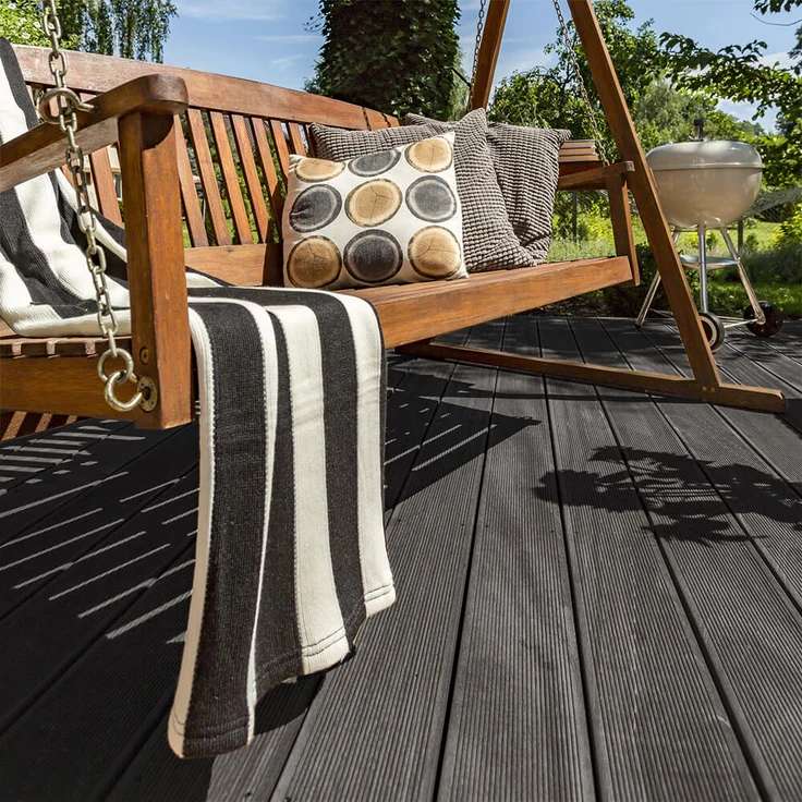 HOME DELUXE WPC Terrassendielen SAMANA - Anthrazit 20m² – Bild 2