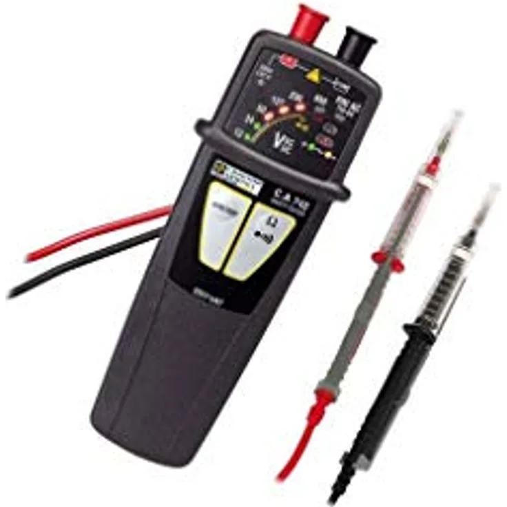 Chauvin Arnoux C.A 742 IP2X Zweipoliger Spannungsprüfer CAT IV 600V Akustik, Bargraph, LED