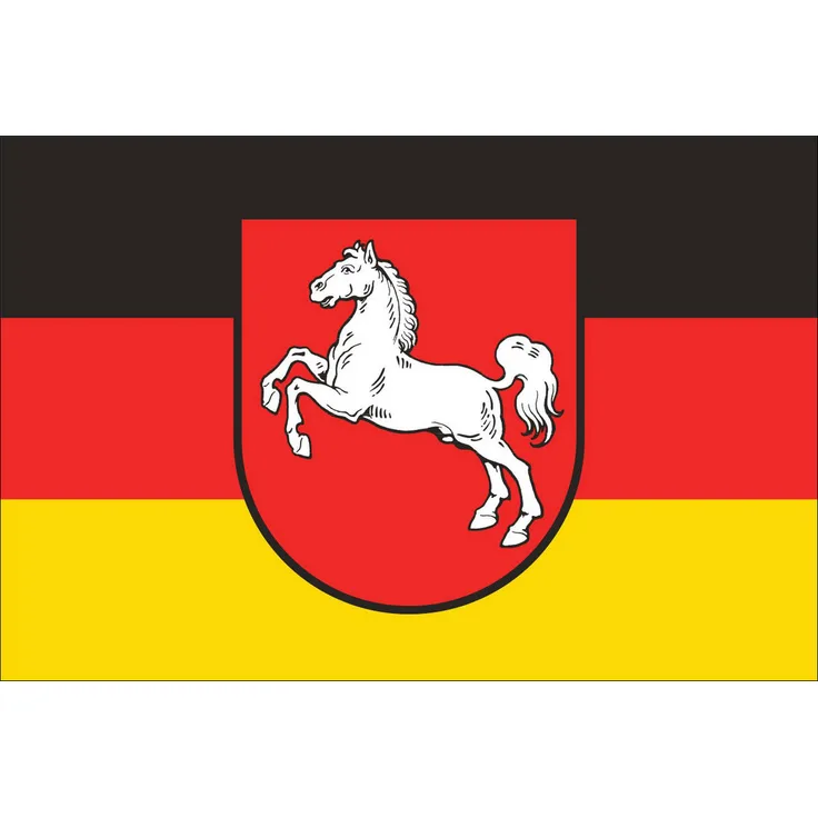 Flagge Niedersachsen 80 g/m² ca. 60 x 90 cm