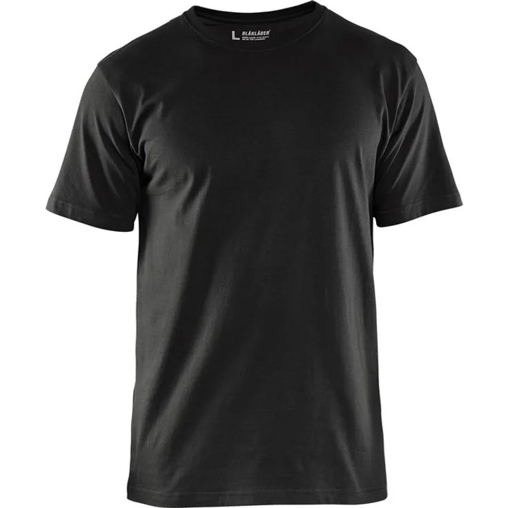 Blakläder T-Shirt einfarbig 3525 schwarz, 4XL