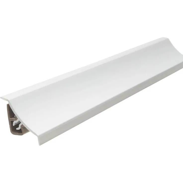 Primo Wandanschlussleiste 260 cm, 23 x 25 mm, weiß