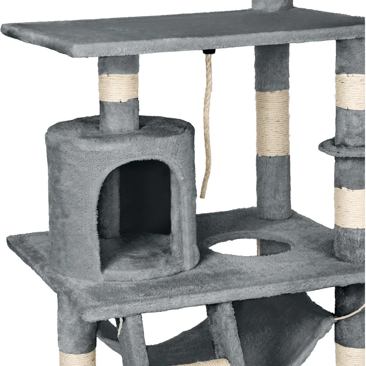 tectake Kratzbaum Stokeley 141cm - grau – Bild 9