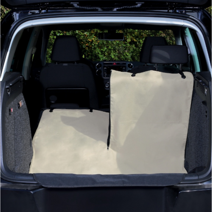 Trixie Kofferraum-Schondecke 1,80 × 1,30 m, beige-schwarz