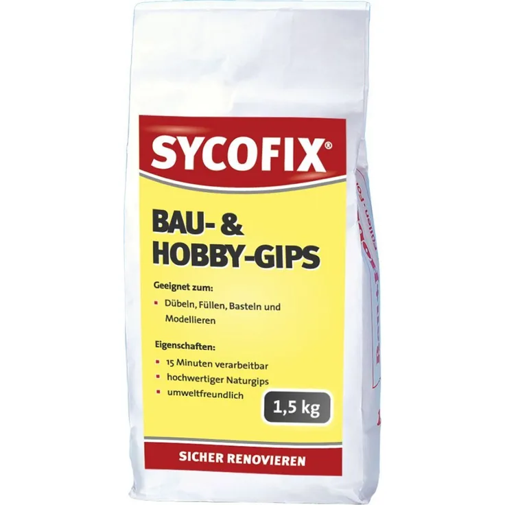 Sieder Sycofix Bau- und Hobbygips 1,5kg