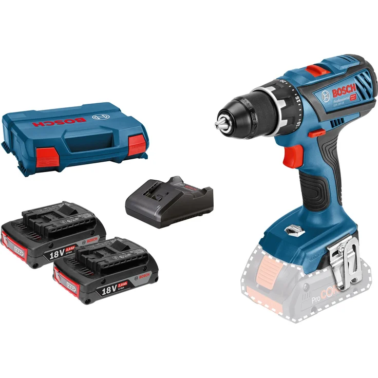 Bosch Professional Akku-Bohrschrauber GSR 18V-28 3.0Ah Li-Ion Koffer, 2. Akku – Bild 3