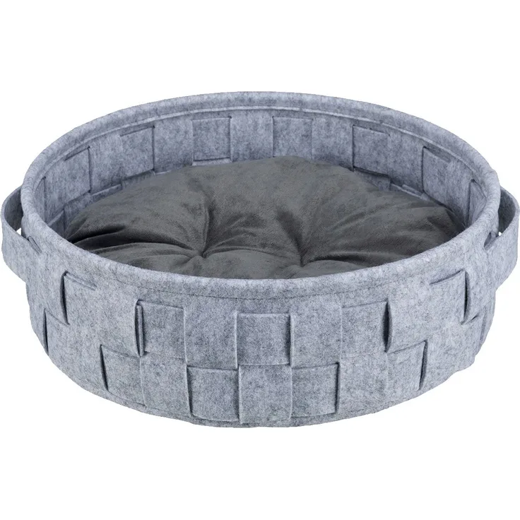 Trixie Designbett Lennie in grau ø 45cm