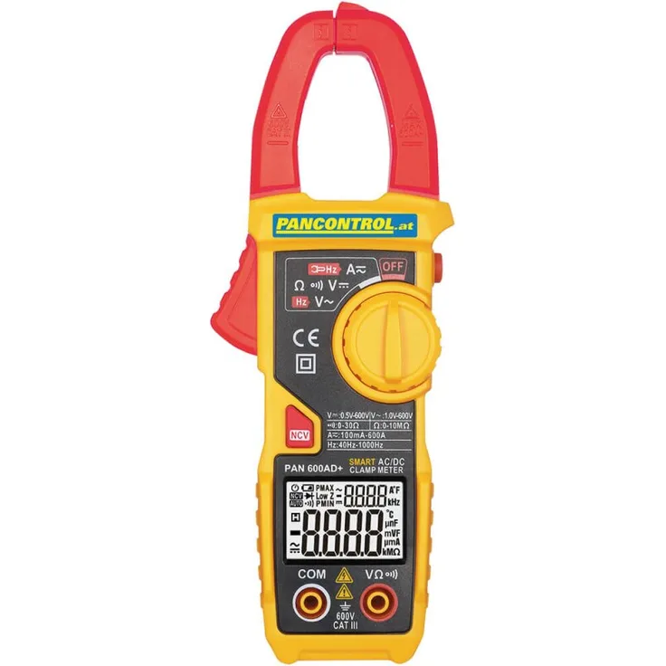 Digital-Stromzangen-Messgerät PAN 600AD plus , CAT III 600V