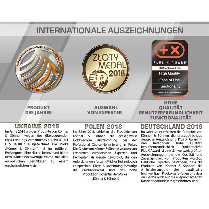 Könner & Söhnen - KS 7000E Benzin Stromerzeuger 5500 Watt, 1x16A (230V), 1x32A (230V), 12V, E-Start, Automatischer Voltregler (AVR), Ölmangelsicherung, – Bild 5