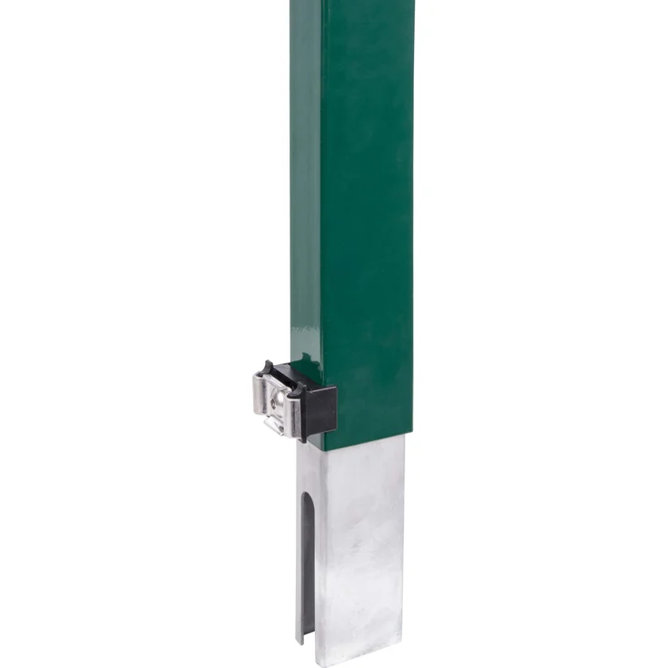 Alberts Zaunerhöhung Erhard | zur einfachen Erhöhung eines vorhandenen Doppelstabmattenzaunes | grün | Höhe 800 mm | für Pfosten 60 x 40 mm 
(672690) – Bild 1