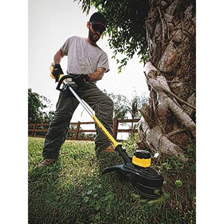 DeWalt Akku-Rasentrimmer 18 Volt, bürstenlos, 30 cm Schnittbreite, zwei-Stufen-Elektronik, Bumb-Feed Fadenverlängerung, für große Flächen und Gärten, ohne Akku und Ladegerät DCM561PB – Bild 7