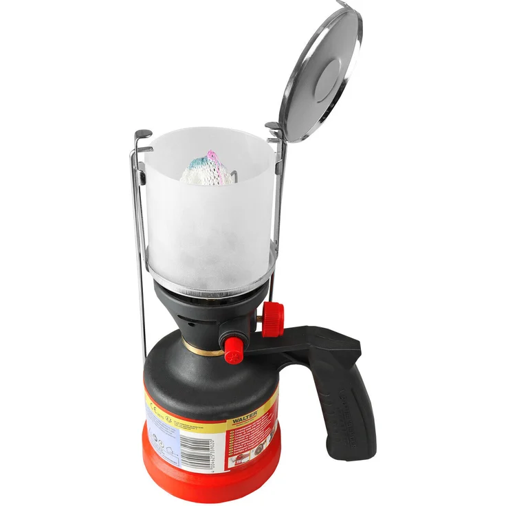 Walter Camping Lampe Piezo mobile Gaslampe Outdoor Gaslaterne Campingzubehör – Bild 4