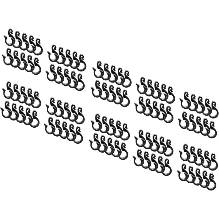HaGa HaGa ® Schlauchhaken Hängeclip für Tropfschlauch Schlauchclip Schlauchhalter 100 St