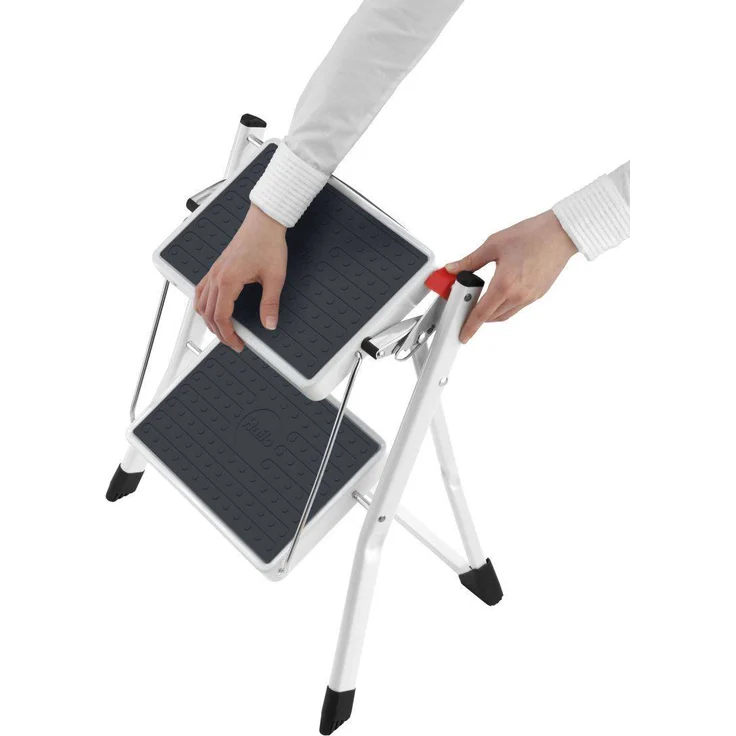 Hailo MK60 StandardLine, Stahl-Trittleiter, 2 Stufen – Bild 3
