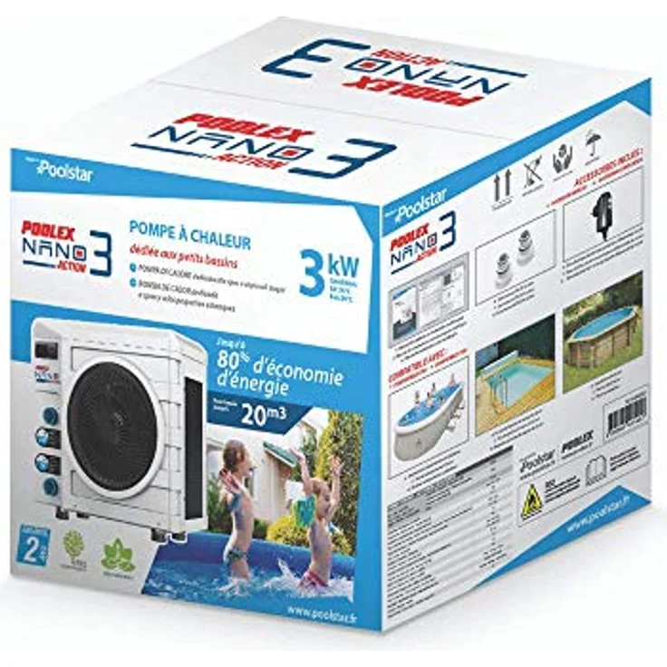 Poolstar Wärmepumpe Poolex Nano Action, 3kW – Bild 3