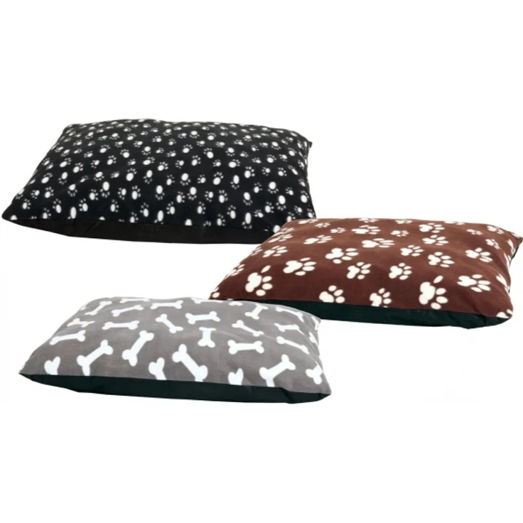 Karlie Kissen mit Knochenmotiv 97x71x4 cm braun – Bild 1