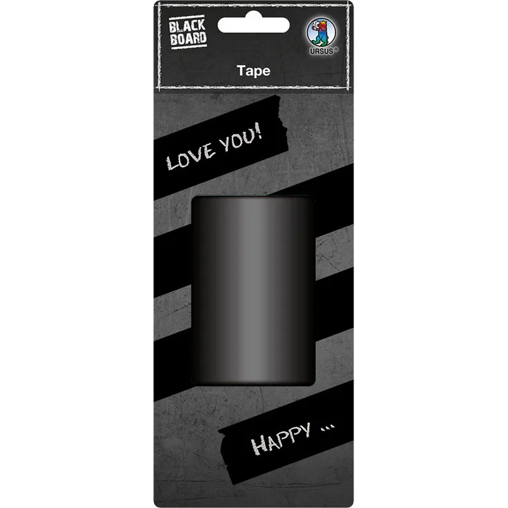 Blackboard Tape, schwarz 75 mm x 5 m