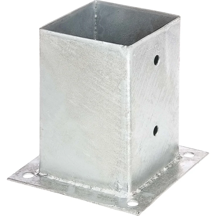 Alberts Aufschraubhülse | für Vierkantholzpfosten | feuerverzinkt | 101 x 101 mm 
(216245) – Bild 1