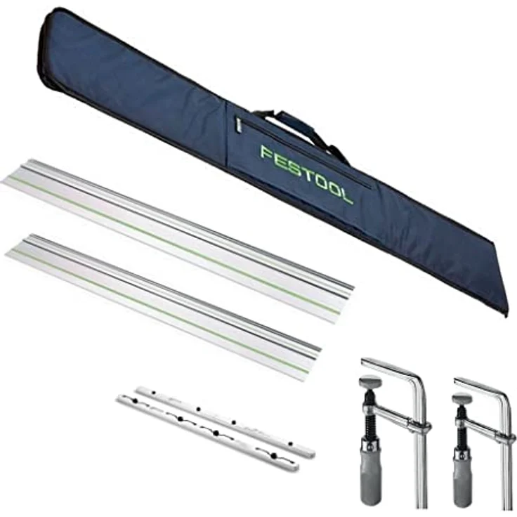 Festool Führungsschiene Tasche Set 2 Schienen Verbinder FSV/2 2 Zwingen – Bild 1