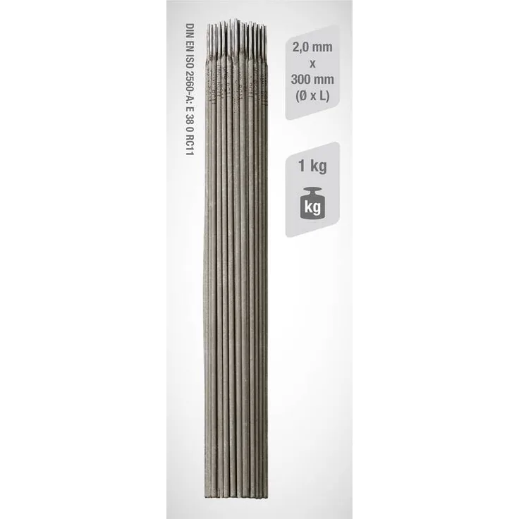 Stabelektroden Schweisselektrode Stahl universal TSE 300 2,0