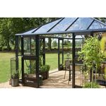 Juliana Gewächshaus Extra Türset - Oase/Grand Oase - 5 Sekt. Anthrazit - Preisvergleich