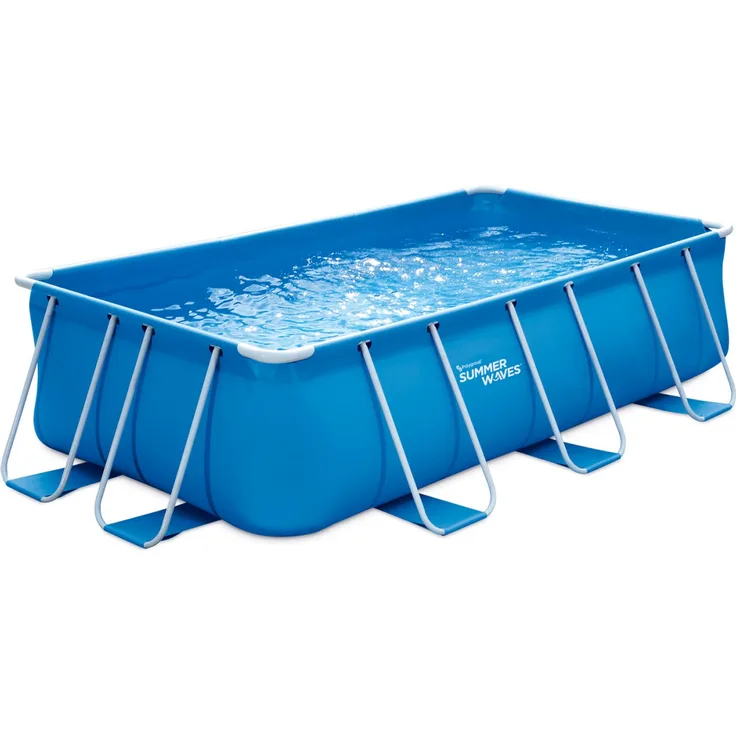 Summer Waves PoolActive Frame Rectangular Pool 4 m