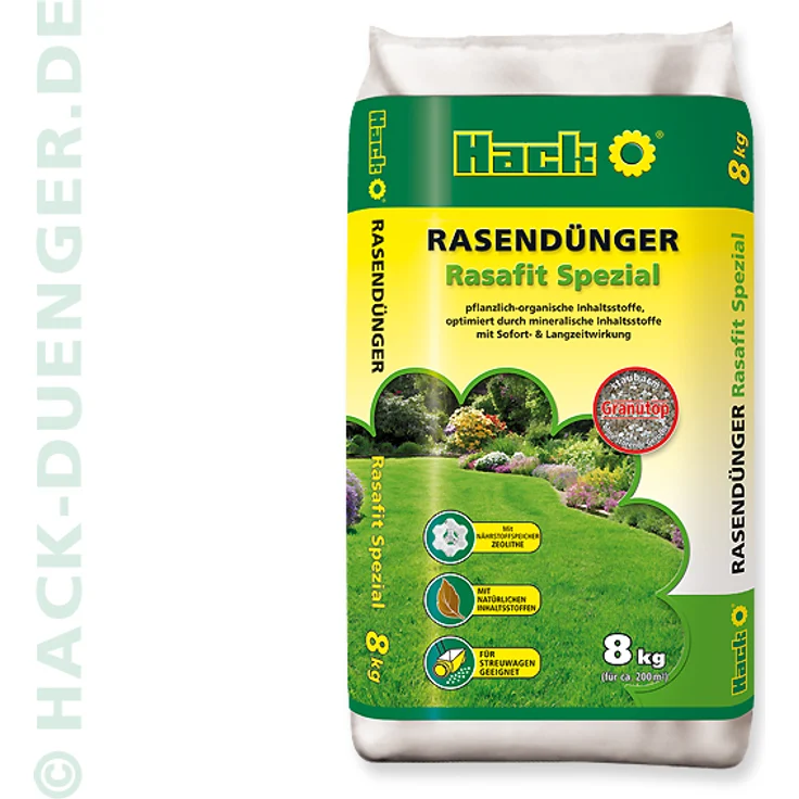 Hack Rasendünger Rasafit Spezial 8 kg